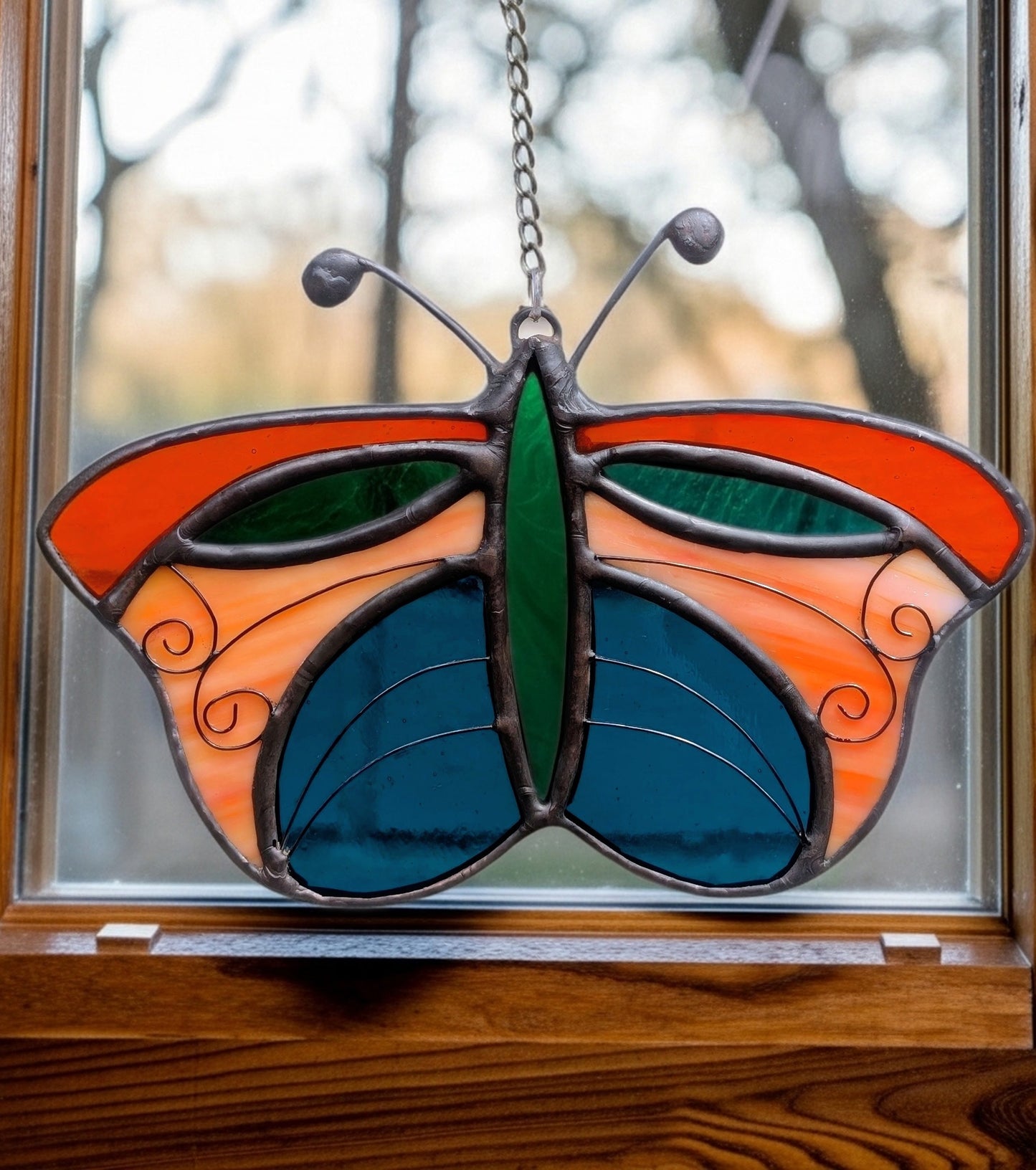 Whimsical Butterfly Suncatcher